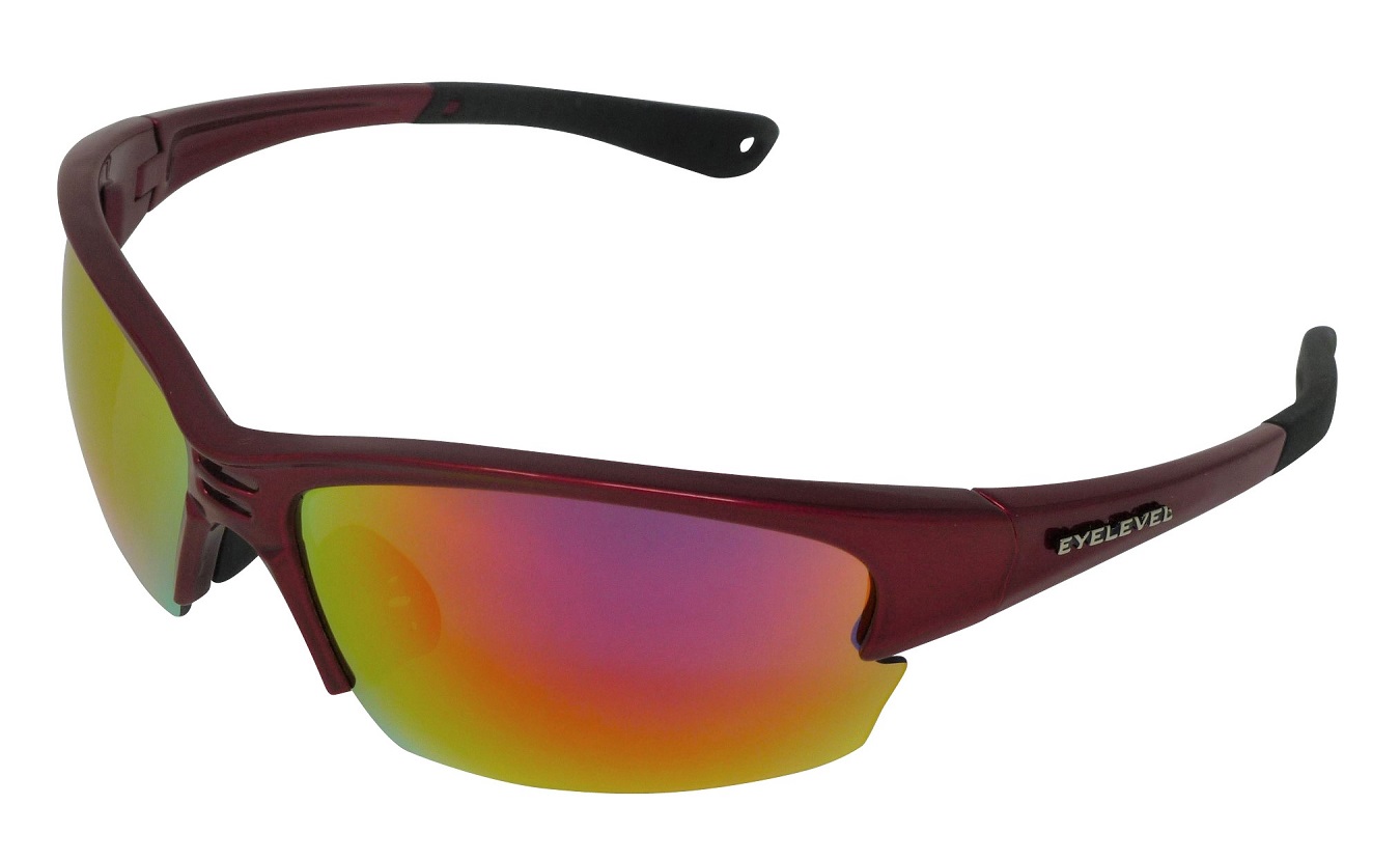Delta Polycarbonate Red Mirror Lenses