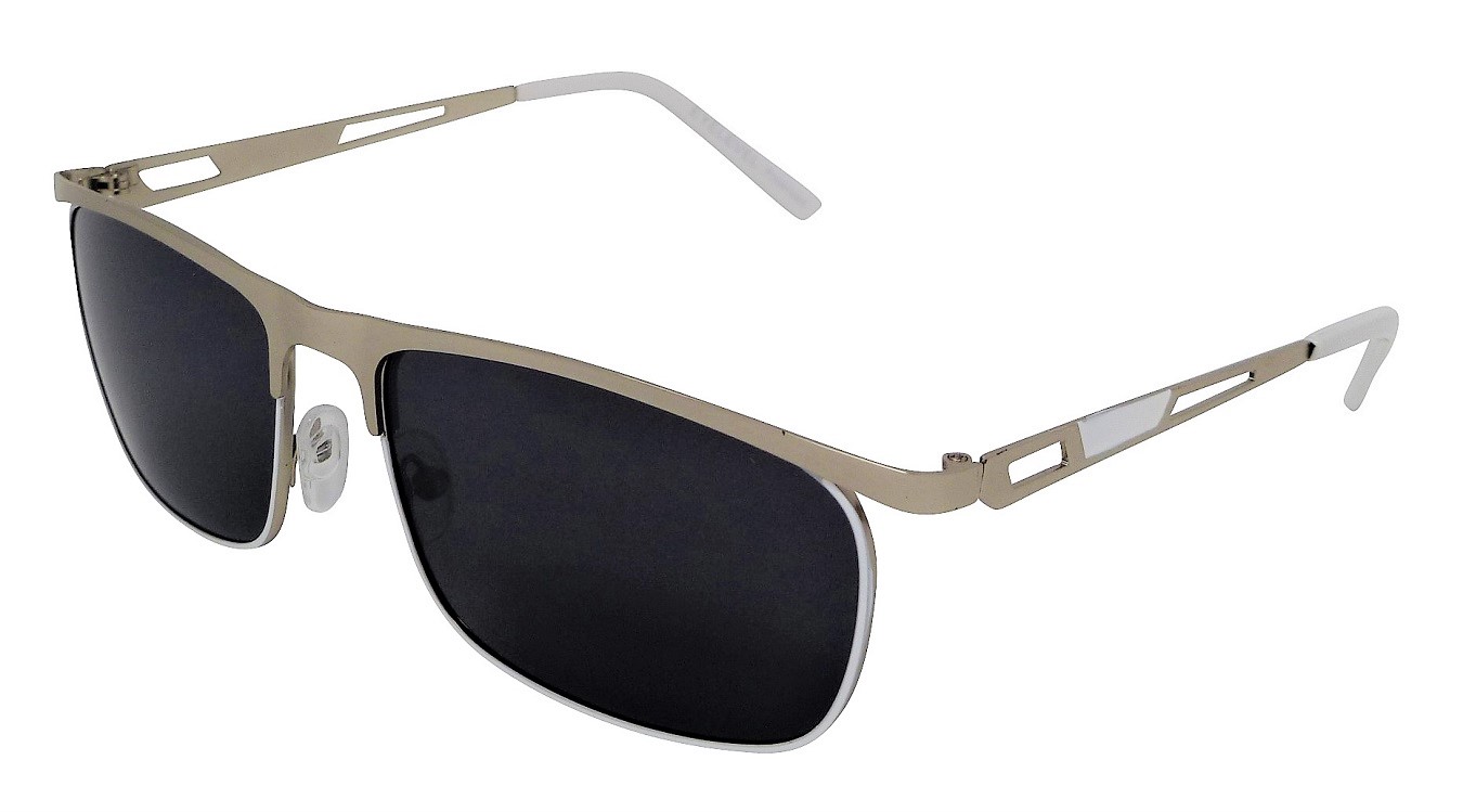 Lucas Polarized Grey Lenses - Silver Frame