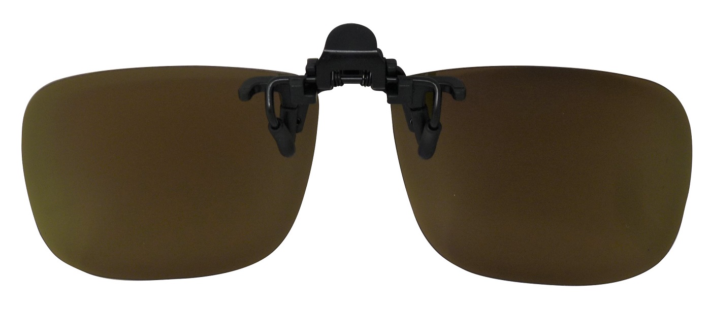 MR-2 Clip-ons Red Mirror Polarized Lenses-rear view