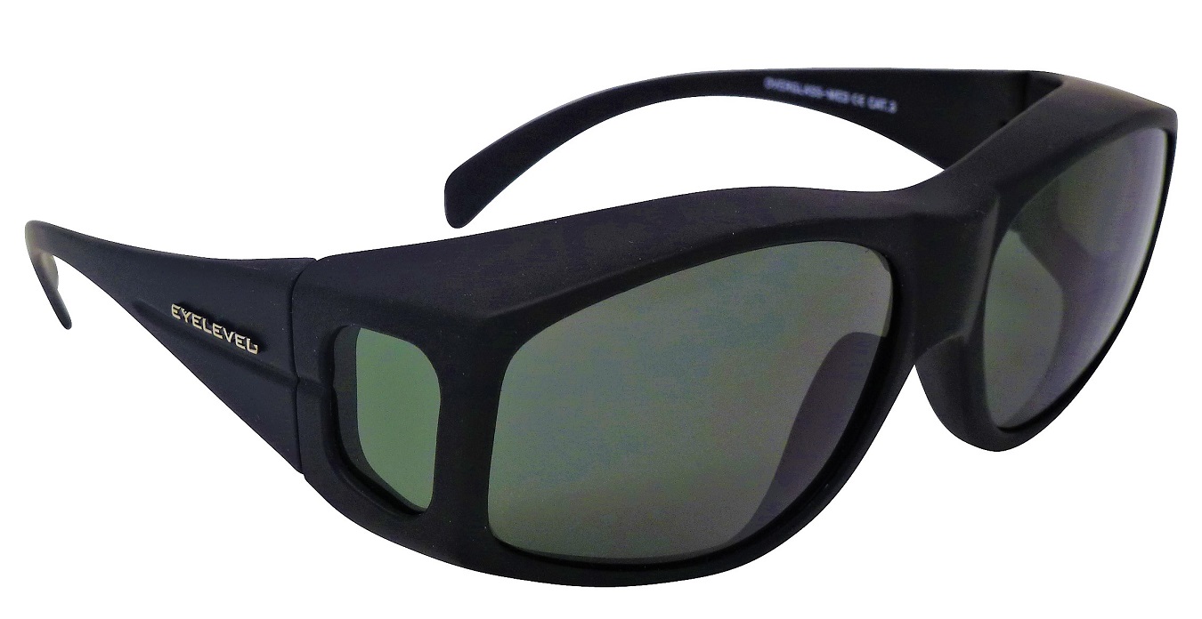 Medium Overglasses - Polarized Smoke-Green Cat-3 Lense
