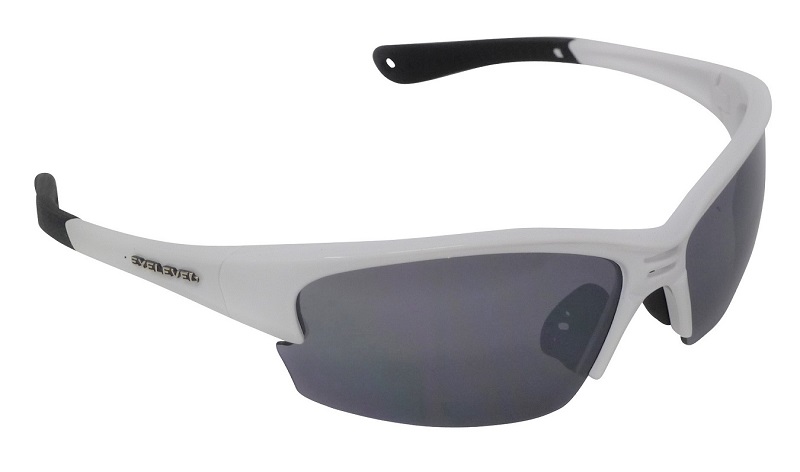 Delta White Sunglasses Grey Mirror-coated Cat-3 UV400 Shatterproof Lenses