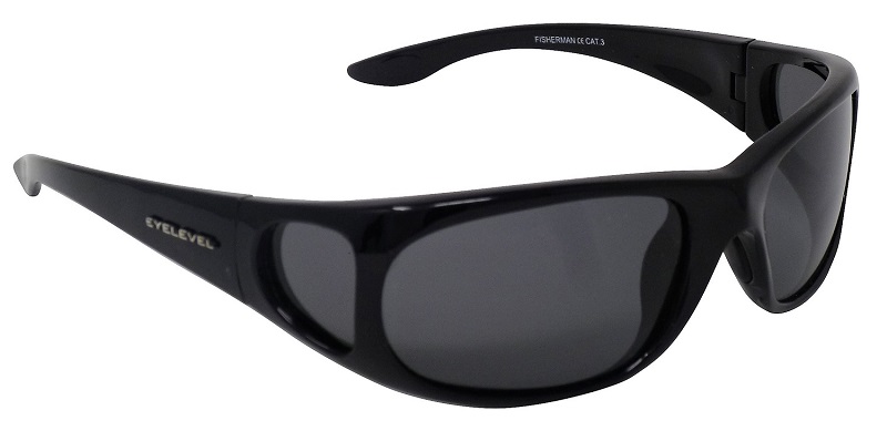 Fisherman Sunglasses Polarized Grey Cat-3 UV400 Lenses + Side Shields