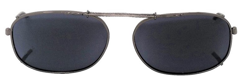 Clip-On Adjustable Sunglasses SP-1 Polarized Grey Cat-3 UV400 Lenses 