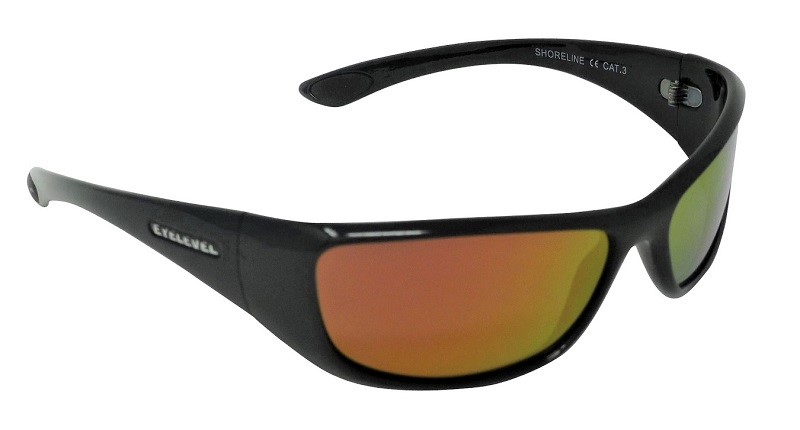Shoreline Sunglasses Polarized Red Mirror Cat-3 UV400 Lenses 
