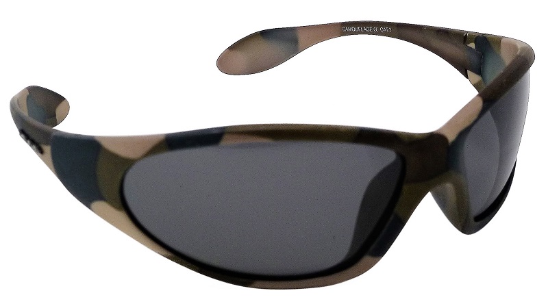 Camouflage Sunglasses Polarized Grey Cat-3 UV400 Lenses