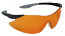 Target Shooting Safety Glasses - Orange, Shatterproof UV400 Lens