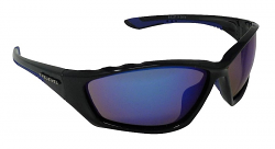 Bullet Sports Sunglasses Blue Mirror Cat-3 UV400 Shatterproof Lenses 