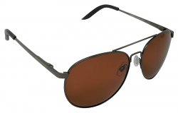Cabrio Pilot Style Driving Sunglasses Polarized Copper UV400 Cat-3 Lenses (M) 