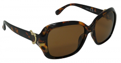 Cheryl Tortoiseshell Sunglasses Polarized Brown Cat-2 UV400 Lenses