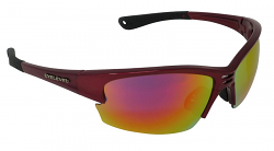 Delta Sports Sunglasses Red Mirror Cat-3 UV400 Shatterproof Lenses 