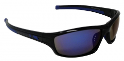 Equinox Sports Sunglasses Blue-tinted Mirror Cat-3 UV400 Shatterproof Lenses 