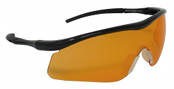 Impact Shooting Safety Glasses - Orange, Shatterproof UV400 Lens