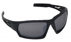 Magnum Sports Foam-lined Sunglasses Silver Mirror Shatterproof Cat-3 UV400 Lenses (C)