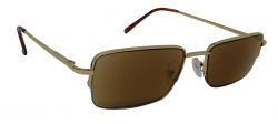 Metal Frame Sun Reader Reading Glasses Brown UV400 Lenses