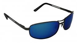 Modena  Metal Sunglasses Polarized Blue Mirror Cat 3 UV400 Lenses