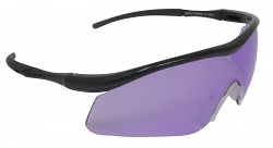 Impact Shooting Safety Glasses - Purple, Shatterproof UV400 Lens