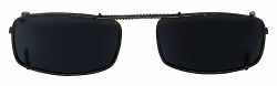 Clip-On Adjustable Sunglasses SP-4 Polarized Grey Cat-3 UV400 Lenses 