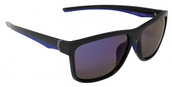 Seville Black Sunglasses Polarized Blue Mirror Cat-3  UV400 Lenses  