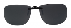Clip-On Slide-A Polarized Sunglasses Silver-Mirror Cat-3 UV400 Lenses 