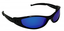 Sunseeker Sport Sunglasses Polarized Blue Mirror Cat-3 UV400 Lenses