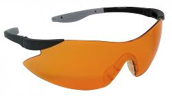 Target Shooting Safety Glasses - Orange, Shatterproof UV400 Lens