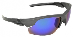 Venom Sports Sunglasses Blue Mirror Cat-3 Shatterproof UV400 Lenses 