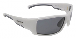 Rapide White Sunglasses Polarized Grey Cat-3 UV400 Lenses 